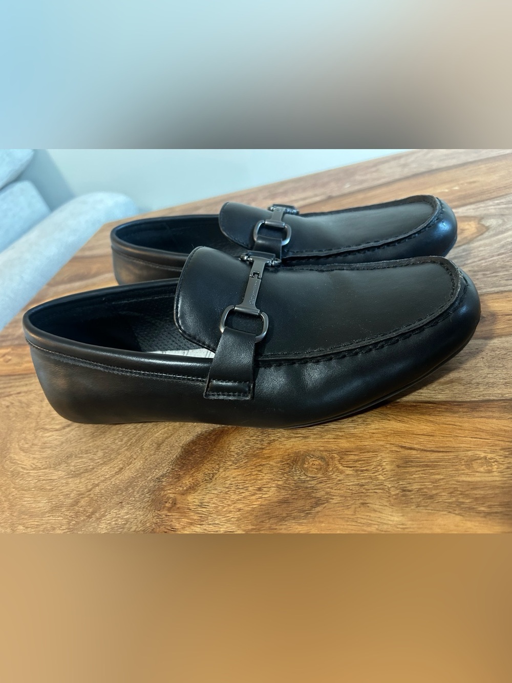 Calvin Klein Men’s Black Slip-On Loafers Work - Picture 3 of 5